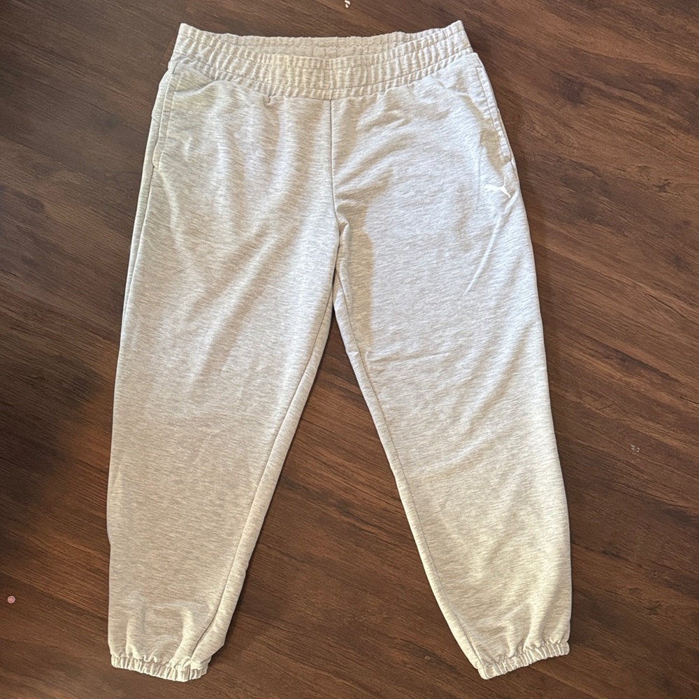 Puma Women's Light Gray Joggers